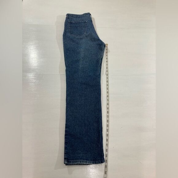 Vintage Valentino Jeans Women’s 31 Blue Denim Stone Wash Straight Leg Designer - Picture 12 of 13